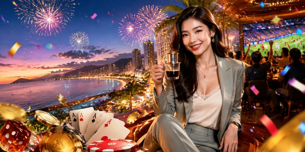 Người dùng chơi game trên điện thoại tại quán cà phê Nha Trang